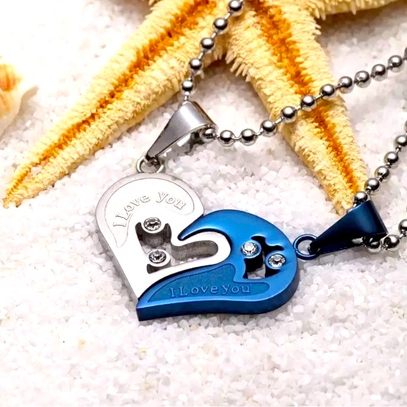 Interlock Heart Necklace - Picture 2 of 2